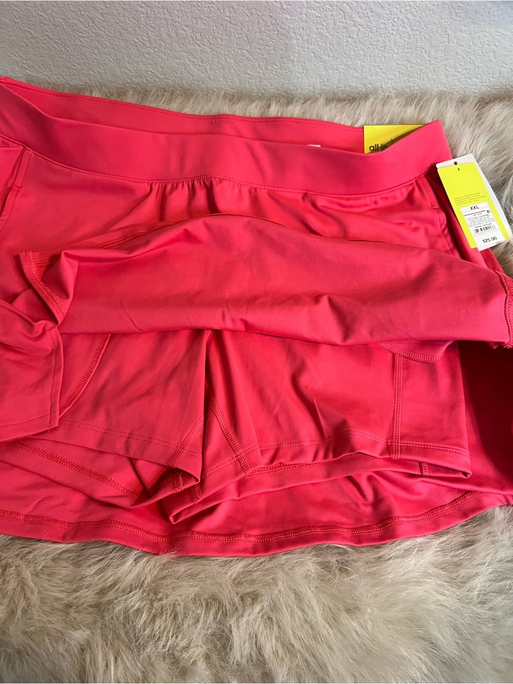 all in motion Bright Pink Active Skort - Picture 2 of 8